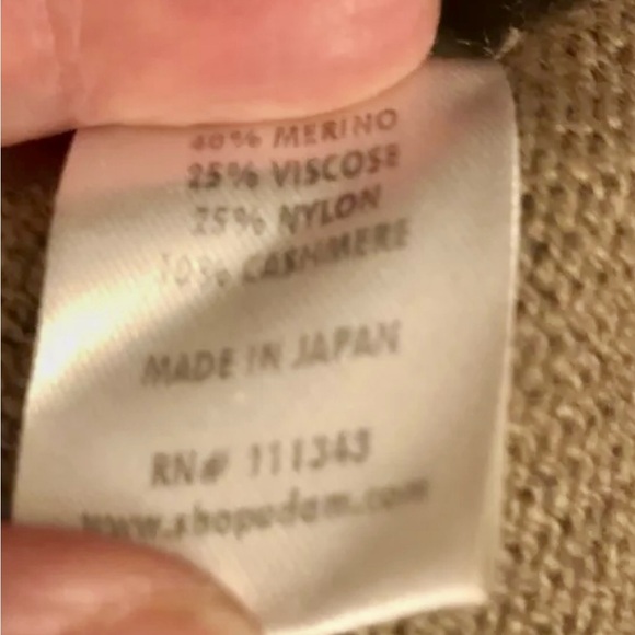 ADAM LIPPES Utility mediano blend/ cashmere Long sweater/ jacket- Rare - Picture 4 of 11